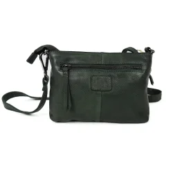 Grn skindtaske - Bear Design