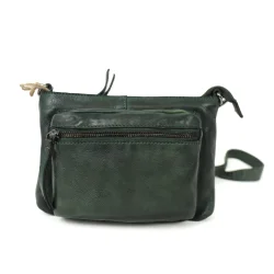 Grn skindtaske - Bear Design