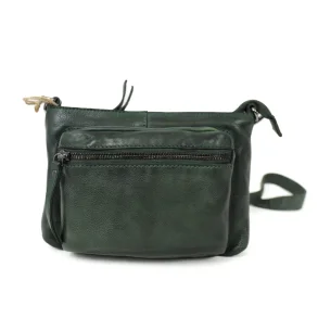 Grn skindtaske - Bear Design