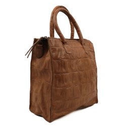 Bear Design skindtaske, cognac