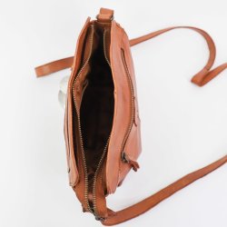 Bear Design skindtaske i cognac