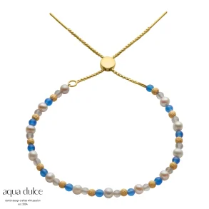 Perlearmbnd - Aqua Dulce Hollie