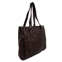 Stor brun skindtaske - Bear Design