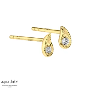 Forgyldte restikker med zirkonia - Aqua Dulce Vims