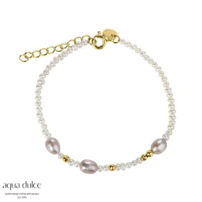 Armbnd med ferskvandsperler - Aqua Dulce Haiden