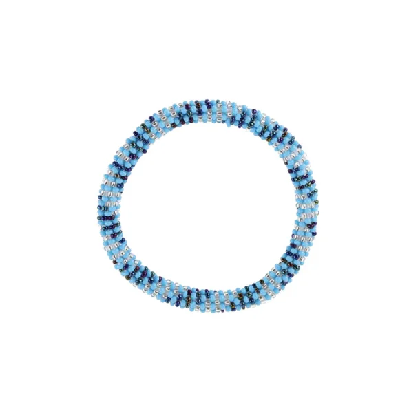 Nepal armbnd, lysebl/bl