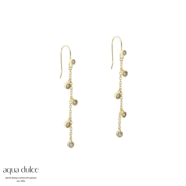 Forgyldte retrde - Aqua Dulce Lumi Earthread