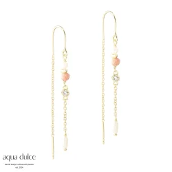 Forgyldte retrde - Aqua Dulce Sunella Simple Earthread