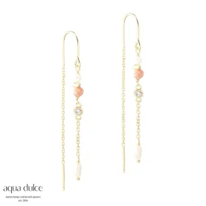 Forgyldte retrde - Aqua Dulce Sunella Simple Earthread