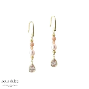 Forgyldte rekroge - Aqua Dulce Champella Earring