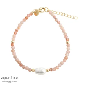 Forgyldt perlearmbnd - Aqua Dulce Sunella Mix Bracelet
