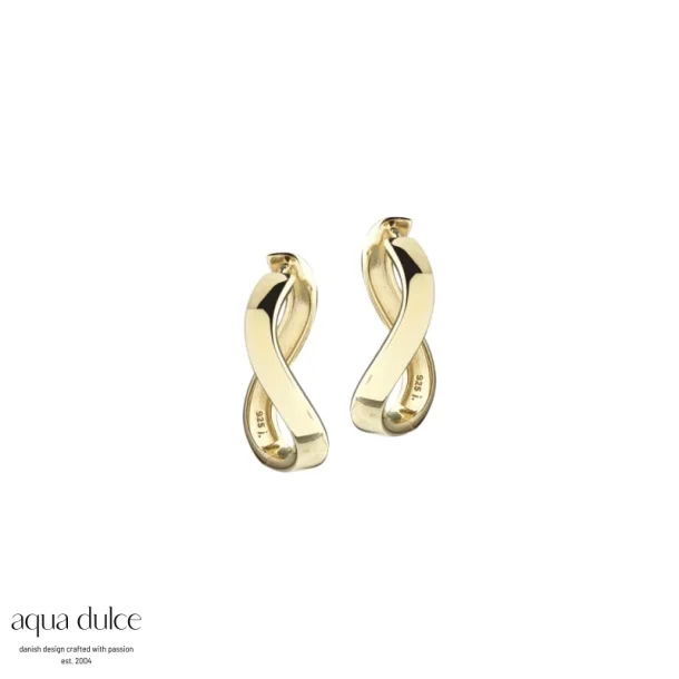 Forgyldte reringe - Aqua DUlce Forever Hoop Small