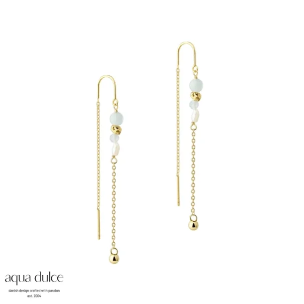 Forgyldte �retr�de - Aqua Dulce Sinna Pearl Thread