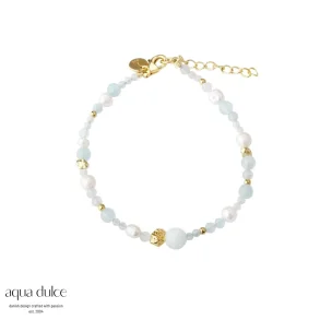 Forgyldt armb�nd - Aqua Dulce Sinna Pearl Bracelet