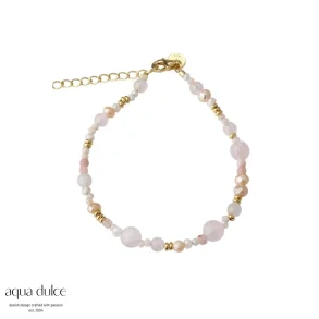 Forgyldt armb�nd - Aqua Dulce Grace Pearl Bracelet