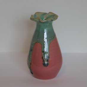 Helglaseret minivase