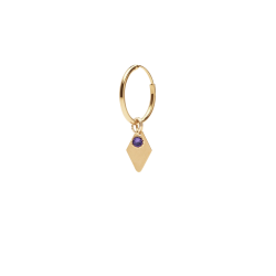 Forgyldte reringe med vedhng