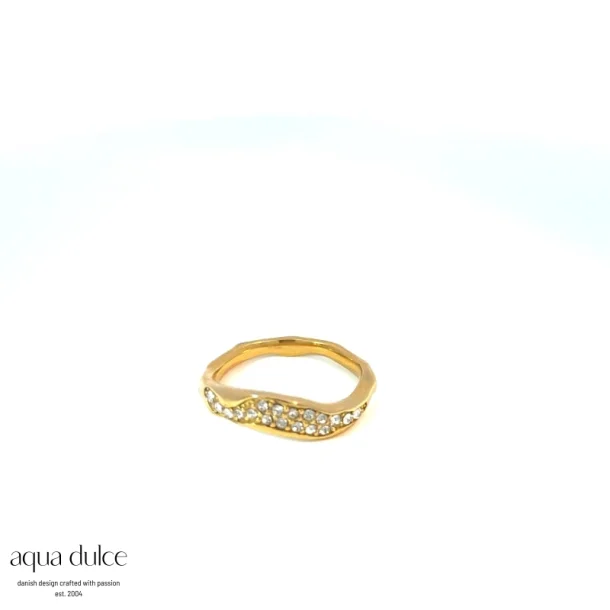 Forgyldt ring - Glow Ella