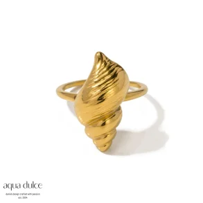 Forgyldt ring - Beach ring