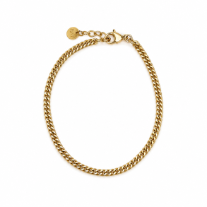 Forgyldt armb�nd - Flowy Panzer Bracelet