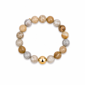 Brown bracelet - perlearmb�nd