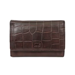 Bear Design pung i skind, mrkebrun