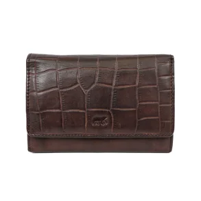 Bear Design pung i skind, mrkebrun