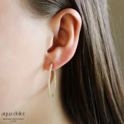 Forgyldte Creoler - Aqua Dulce Dafne