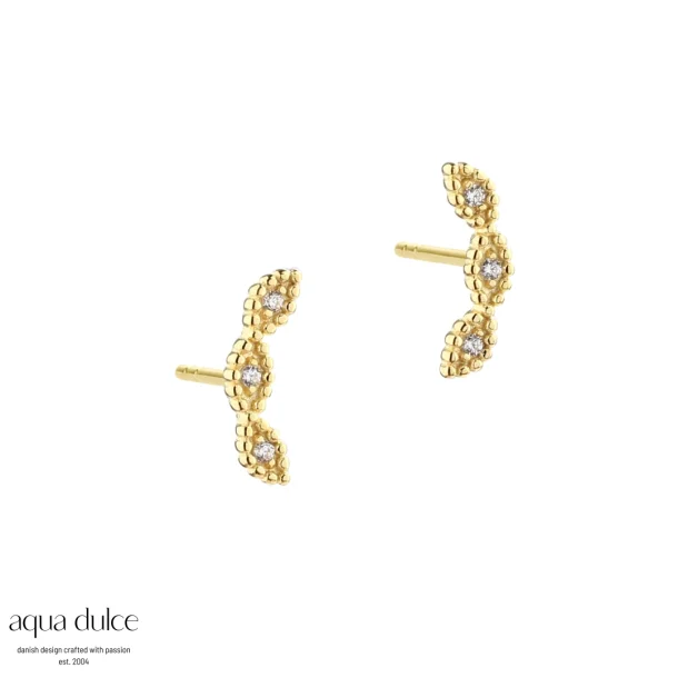 Forgyldte restikker- Aqua Dulce Flowers up the ear