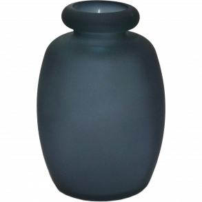 Shape Glasvase - Mat bl - 15 cm 