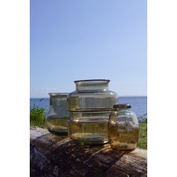 Shape glasvase, rgfarvet