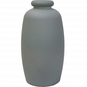 Glasvase, mat gr 35 cm