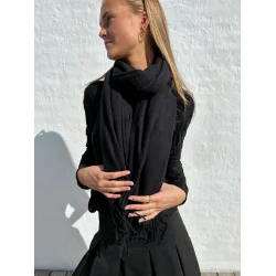 Sort cashmere trklde