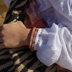 Nepal armbnd rosa mix