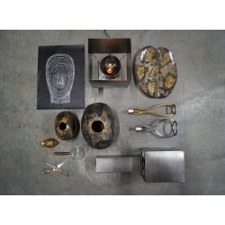 Boston bladformet metalfad