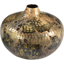 Boston rund buttet vase i jern