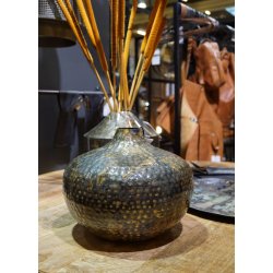 Boston rund buttet vase i jern