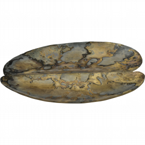 Boston bladformet metalfad