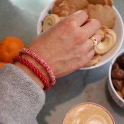 Nepal armbnd pink/rosa