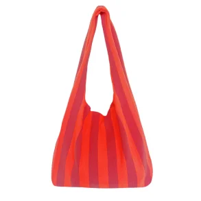 Olivia Taske, mrk rosa/neon orange