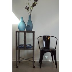 Shape Glasvase - Mat bl - 15 cm 