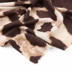 Brunt trklde med print