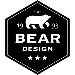 Bear Design Skindtaske, Bark