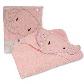 Lyserdt babyhndklde, elefant