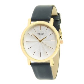 Dameur med mrkebl rem