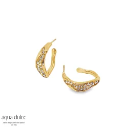 Forgyldte �reringe - Glow Ella Hoop