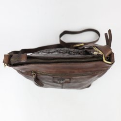 Mrkebrun Bear Design skindtaske