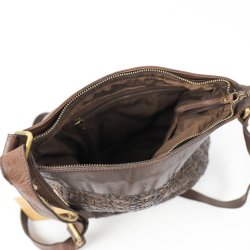 Mrkebrun Bear Design skindtaske