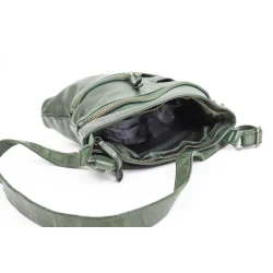 Grn skindtaske fra Bear Design