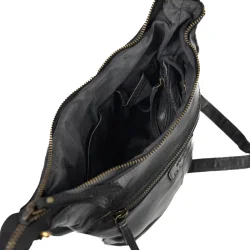 Bear Design - sort skindtaske